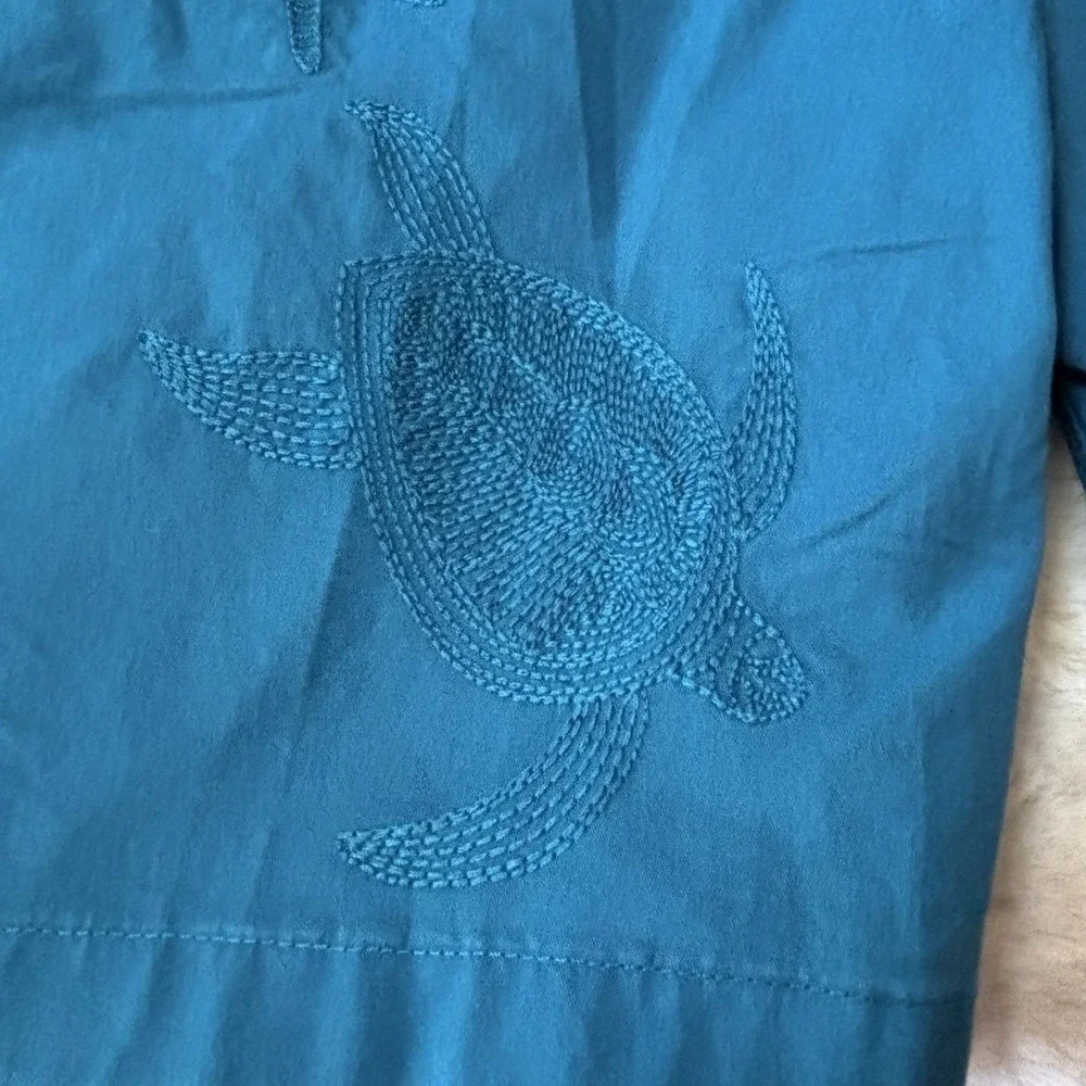 Caribbean Men's 2XL Turtle Embroidery 7